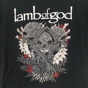 Lamb Of God 2016 Tour Concert Tshirt Mens XL Gildan Heavy Weight Black Fade Wear